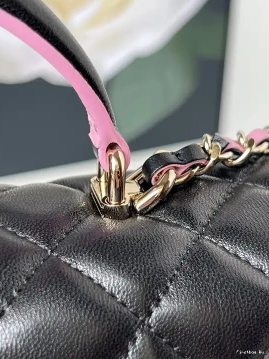 First Bag Ru FLAP CHANEL TOP WITH HANDLE-20*12*6cm BAG 0624